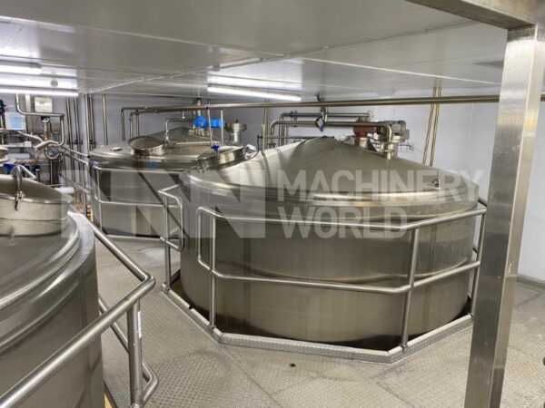 17,000 Ltr Tetra Pak Jacketed Tank with Paddle Mixer (1x Available In Stock)