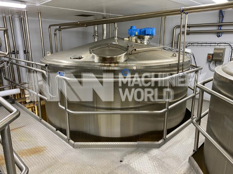 17,000 Ltr Tetra Pak Jacketed Tank with Paddle Mixer (1x Available In Stock) - Image 4