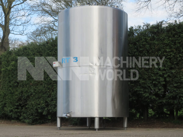 FIC Jacketed & Insulated Tank with Top Mounted Mixer - 6.000 ltr