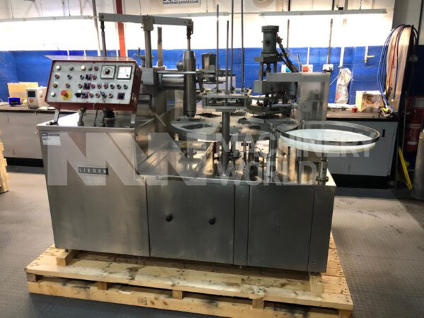 Lieder RL5 Volumetric Rectangular Tub Filling Machine