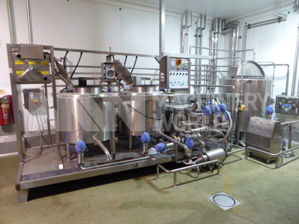 2x 300 Ltr Technogel Skid Mounted Mixing Plant with Homogeniser