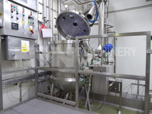 OBS BS-5500 Jacketed Vacuum  Process Cooking Vessel - 250 Litre