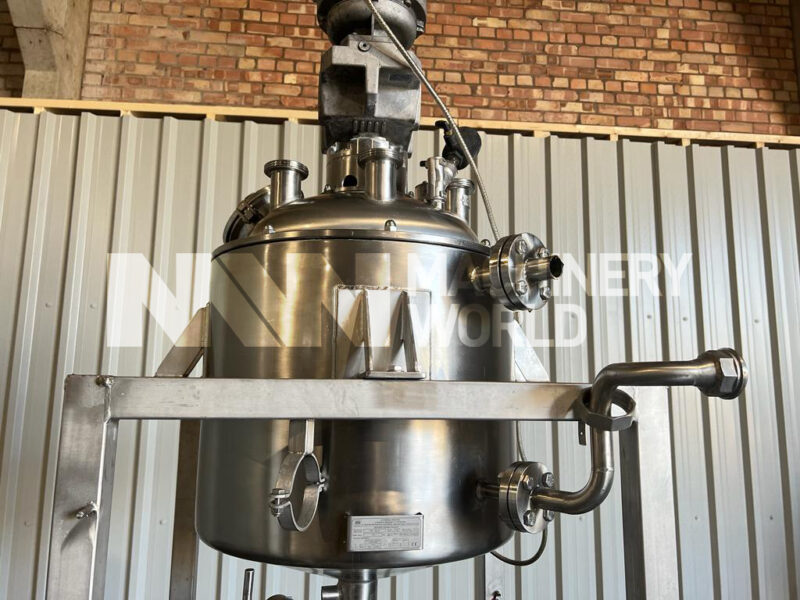 2x 50L (100L) Stainless Jacketed & Insulated Process Twin Tank with Scraped Surface Mixer (Year 2014) - Image 2