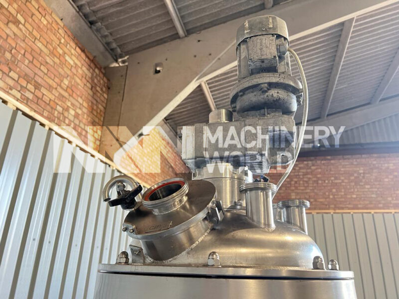 2x 50L (100L) Stainless Jacketed & Insulated Process Twin Tank with Scraped Surface Mixer (Year 2014) - Image 5