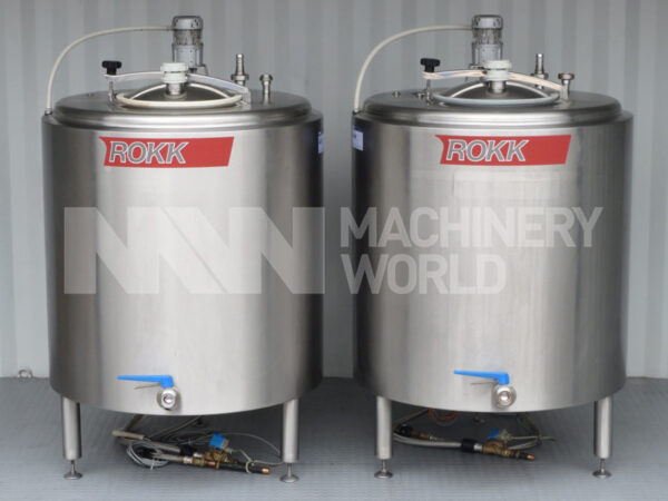 ROKK Ageing Vats with Top Mounted Mixer - 600 ltr (2 off)