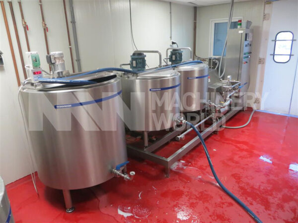 Tecnofreeze MP 300 Litre Ice Cream Batch Mix Plant