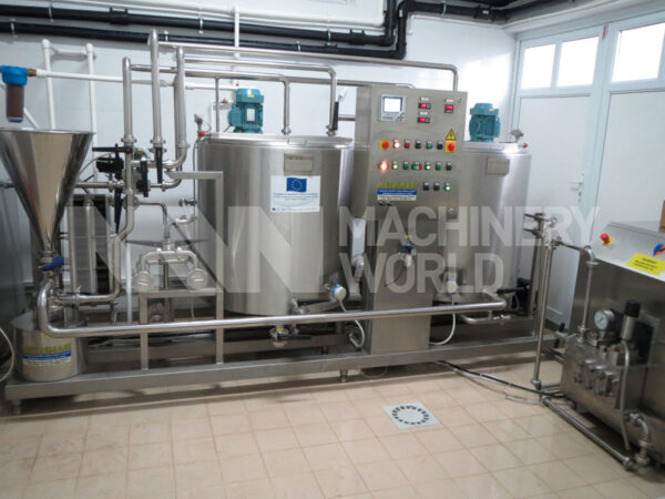 Pietribiasi 600 Litre Ice Cream Batch Mix Plant