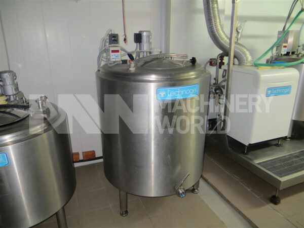 Technogel Ageing Vat with Top Mounted Mixer - 600 ltr