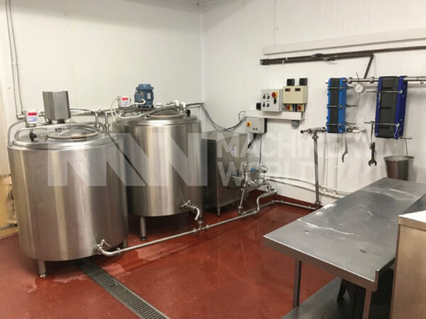 FIC / Crepaco 600 Litre Ice Cream Batch Mix Plant