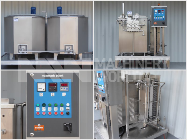 Mark Mixmark 1000 Ice Cream Batch Mix Plant