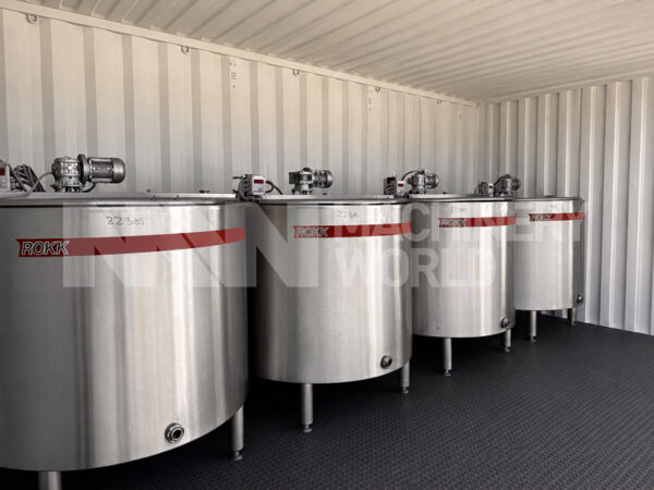 1,200 Litre ROKK Ageing Maturation Storage Tanks (3pcs available)