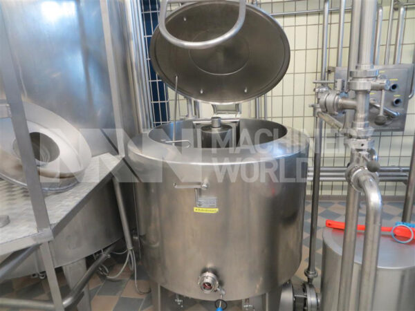 Terlet Jacketed & Insulated Tank with Mixer - 500 ltr