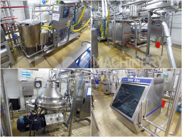 Tetra Pak/Alfa Laval Milk Process Plant - 22.000 l/h