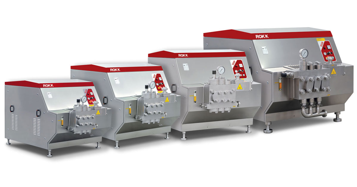 Full range of New ROKK Homogenisers now launched