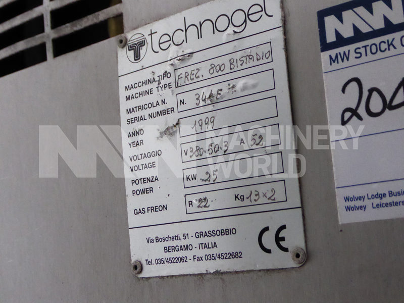 Technogel 800 'Twin Barrel'  Ice Cream Continuous Freezer - Image 5