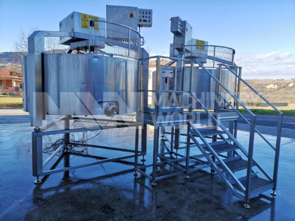 Giada Polivalente Model Cheese Vats - 2,500 Litres (2 off)