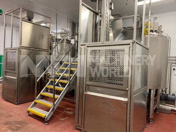 Scanima Twin Vat SPM 2700 Jacketed Vacuum Mixing Station