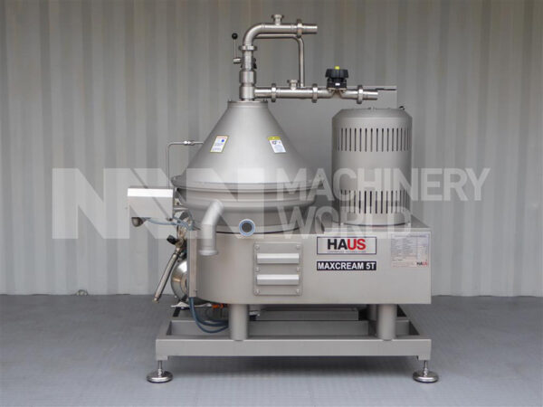 5,000 LPH Haus Maxcream 5T Milk Cream Separator - Brand New