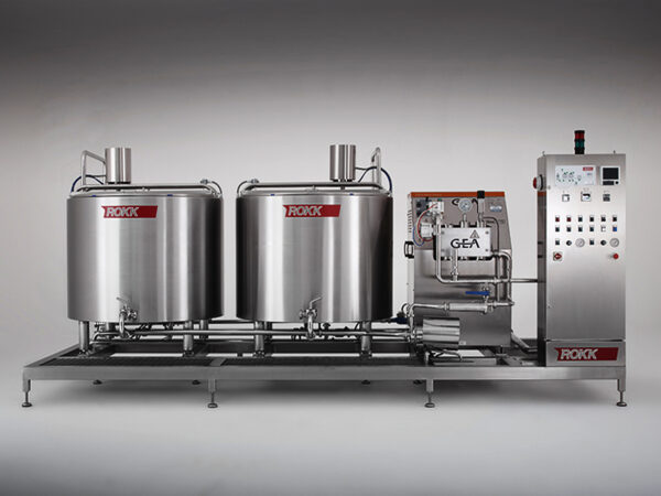 ROKK Mix Plant 1200 Self-contained ice cream batch mix plant