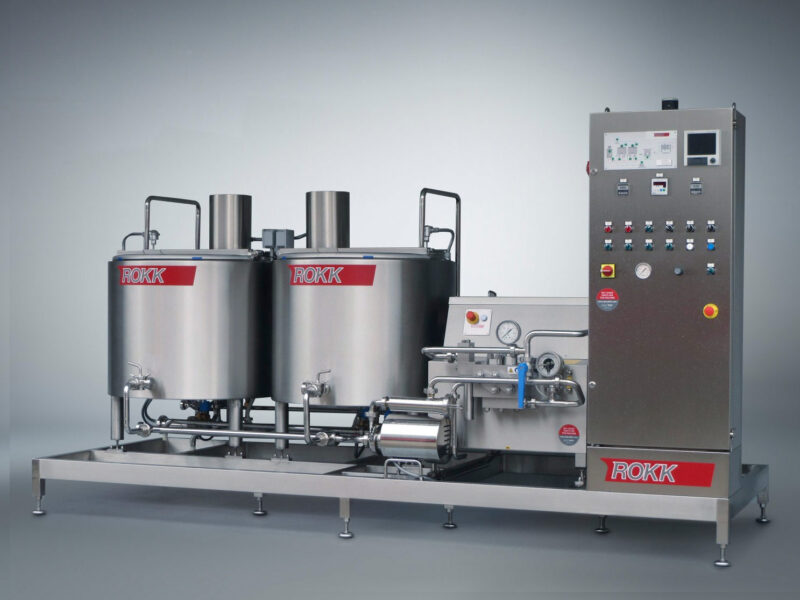 ROKK Mix Plant 600 Self-contained ice cream batch mix plant
