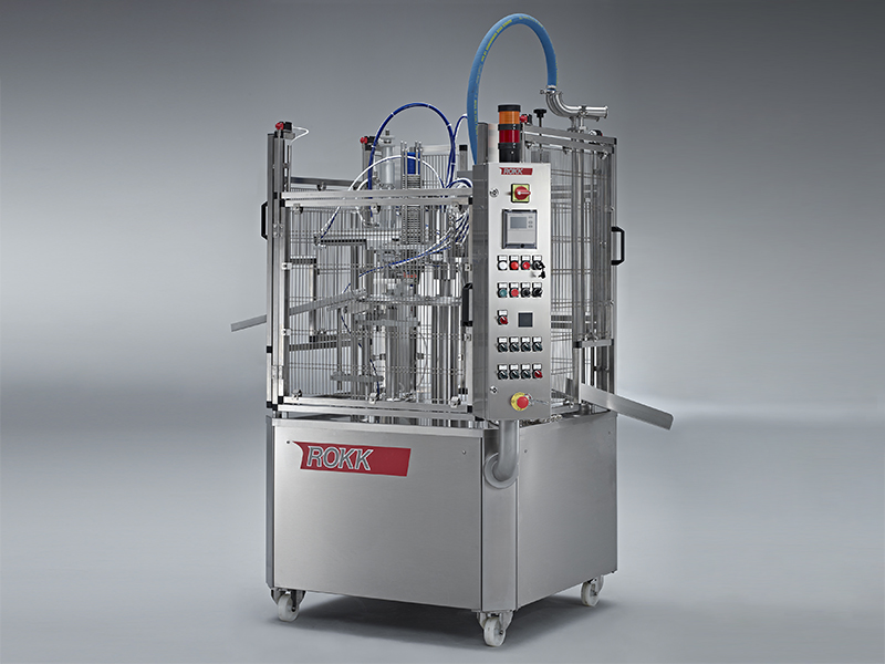 Rotary outlet filling machine