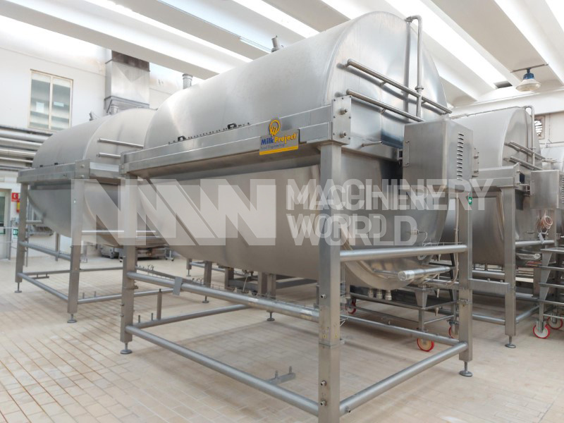 4,000 Ltr Milk Project Horizontal Cheese Vats (4x Available - NEVER USED) - Image 2