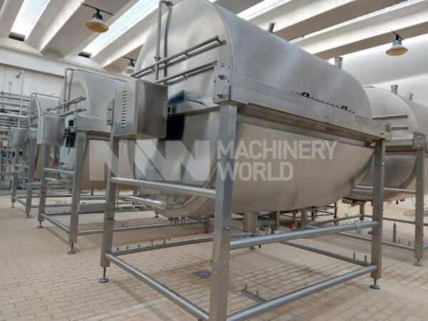 4,000 Ltr Milk Project Horizontal Cheese Vats (2x Available - NEVER USED)