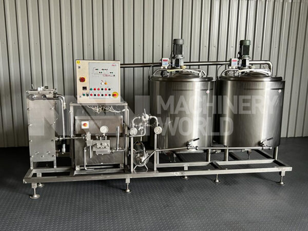 Catta 27 600 Litre Ice Cream Batch Mix Plant (+ Boiler & Water Chiller)