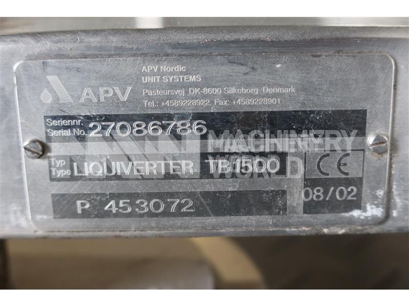 APV Liquiverter TB 1500 Mixing Station - Image 4