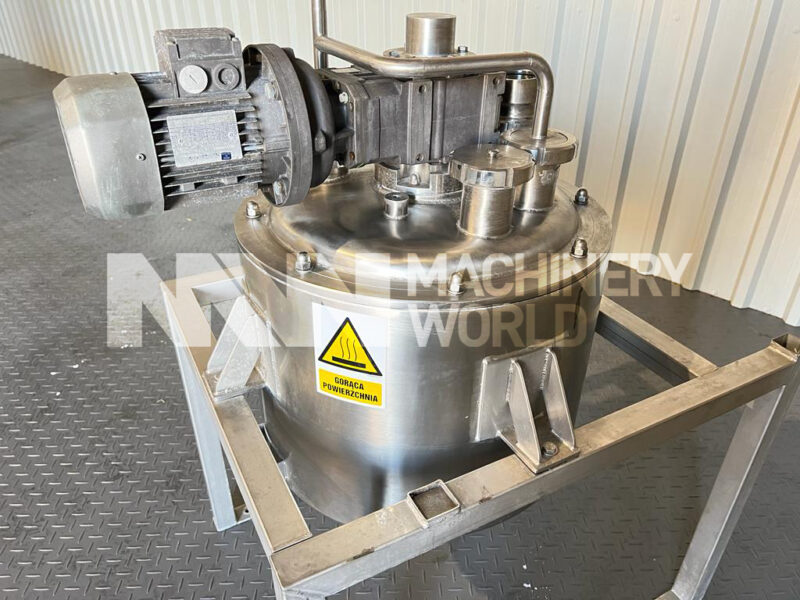 50 Ltr Stainless Insulated Process Tank with Scraped Surface Mixer - Image 3