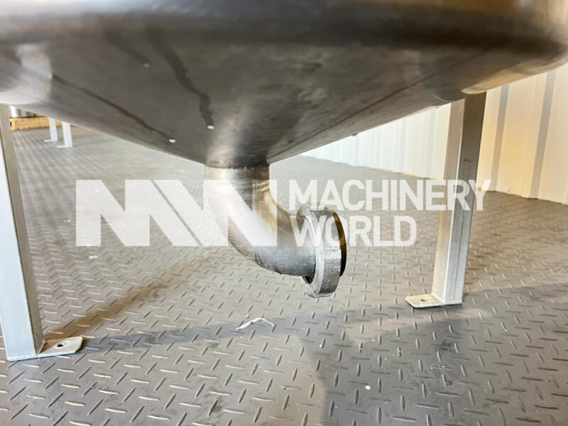 50 Ltr Stainless Insulated Process Tank with Scraped Surface Mixer - Image 6