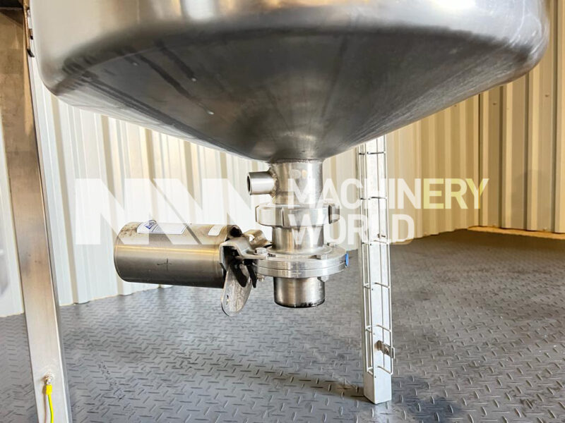 50 Ltr Stainless Jacketed Process Tank with Scraped Surface Mixer - Image 5