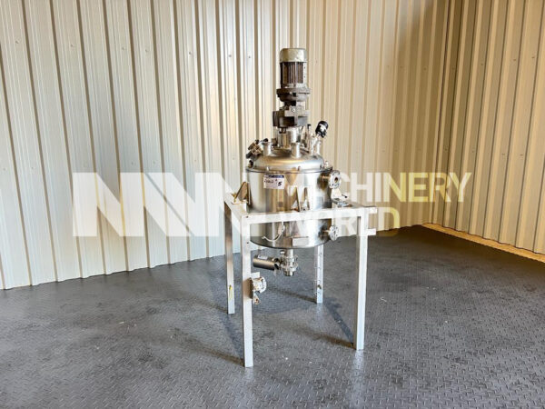 50 Ltr Stainless Jacketed Process Tank with Scraped Surface Mixer