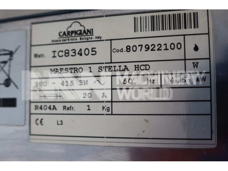 Carpigiani Maestro 1 Stella HCD Ice Cream Batch Freezer (2012) - Image 7