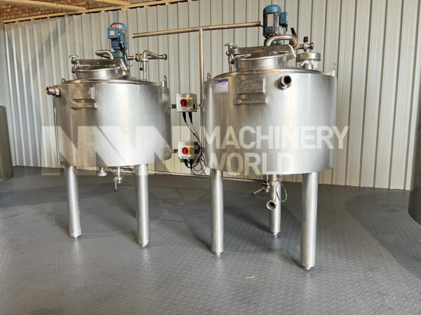 300 Ltr Alfa Laval Stainless Steel Jacketed Tank (1x Available)