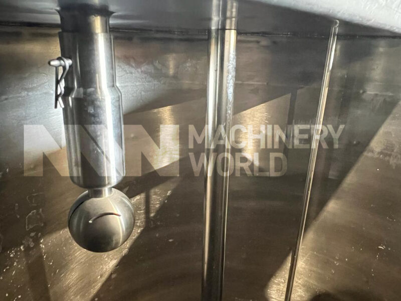 300 Ltr Steeltec Stainless Steel Jacketed Mix Tank - Image 3