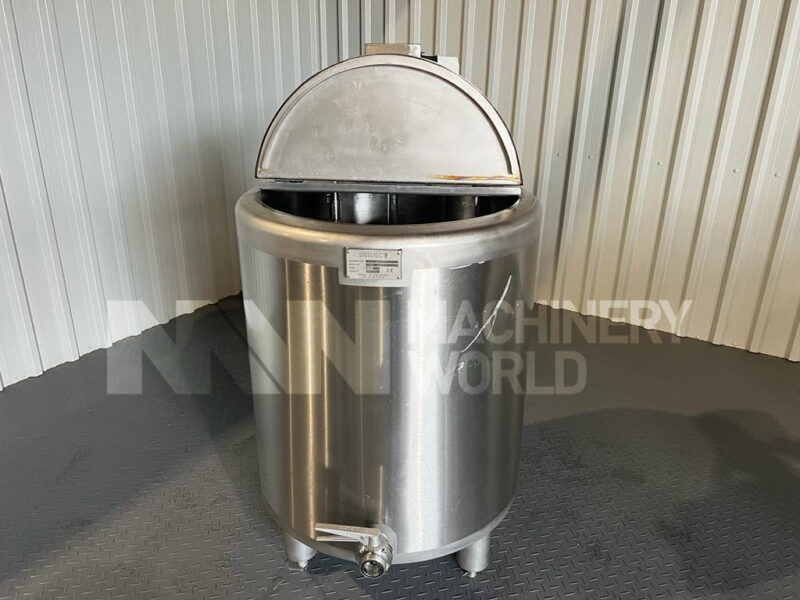 300 Ltr Steeltec Stainless Steel Jacketed Mix Tank - Image 2