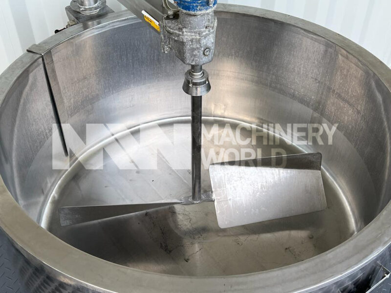 500 Ltr ASTA Stainless Steel Jacketed Circular Cheese Vat - Image 4