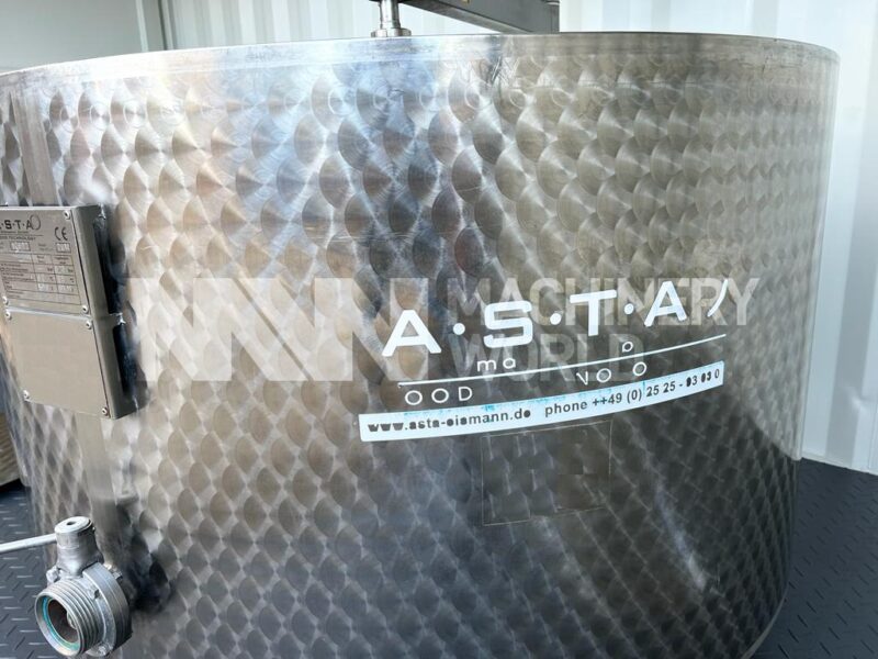 500 Ltr ASTA Stainless Steel Jacketed Circular Cheese Vat - Image 5
