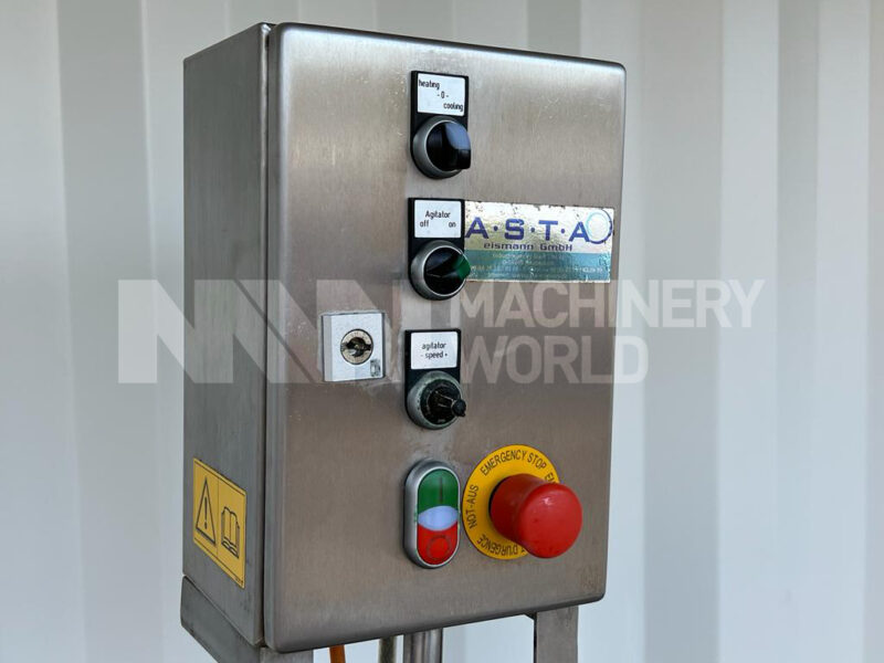 500 Ltr ASTA Stainless Steel Jacketed Circular Cheese Vat - Image 7