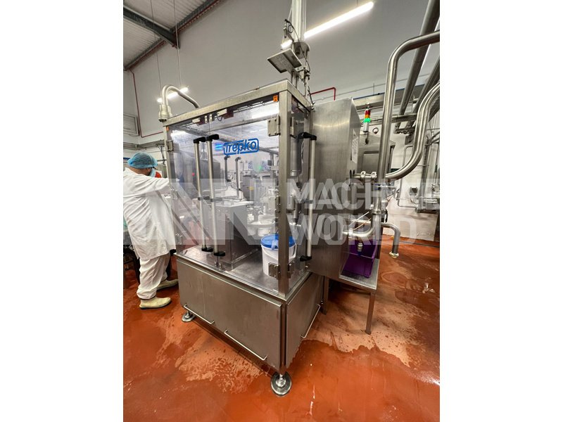 200/250gm Trepko Type 821 Butter Former & Wrapper (YOM 2017) with Trepko Type 710 Carton Packer & Loma Metal Detector - Image 2