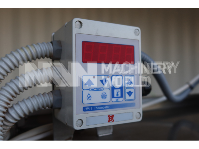 600 Ltr ROKK Jacketed Pasteurisation Tank with High Speed Mixer (2012) - Image 4