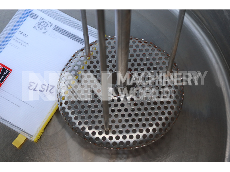 600 Ltr ROKK Jacketed Pasteurisation Tank with High Speed Mixer (2012) - Image 7