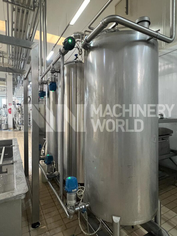 20,000 LPH Tecnolat 3-Tank (1,500L) & 1-Channel Automatic CIP System Plant - Image 2