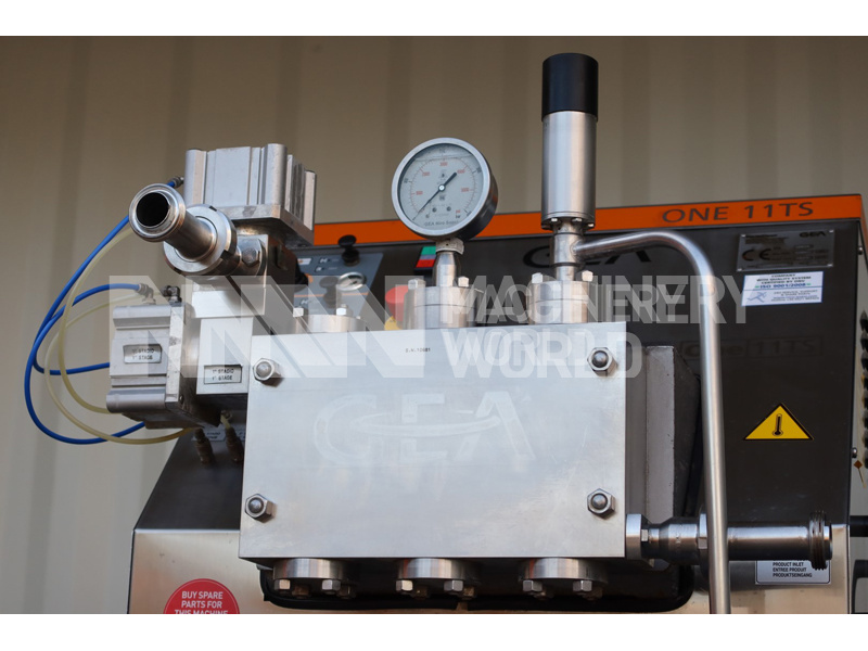 1,000 LPH GEA Niro Soavi ONE 11TSH (210 Bar) Homogeniser - YOM 2013 - Image 4