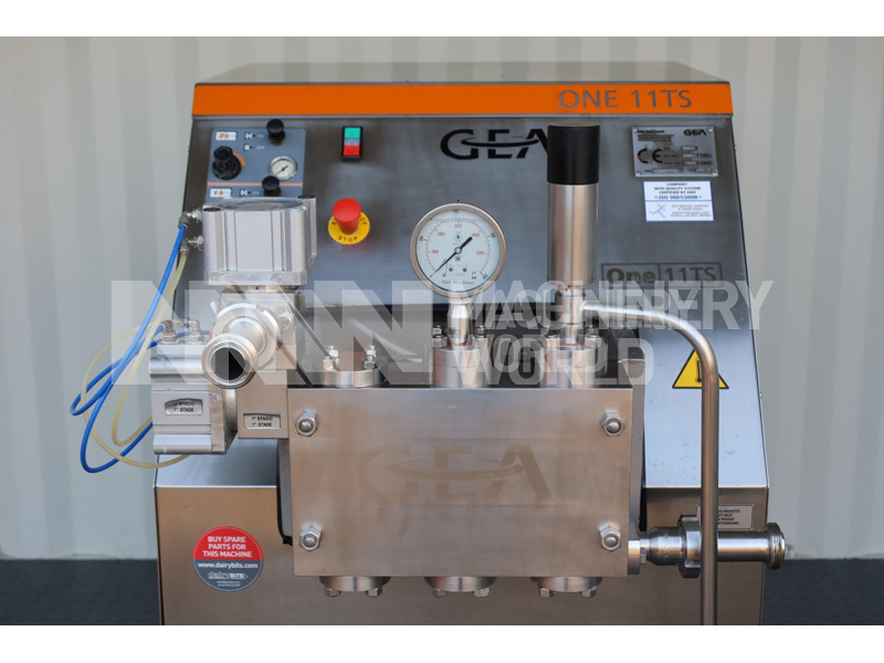 1,000 LPH GEA Niro Soavi ONE 11TSH (210 Bar) Homogeniser - YOM 2013 - Image 3