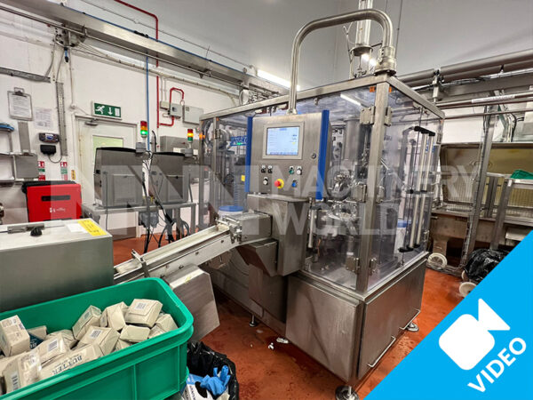 200/250gm Trepko Type 821 Butter Former & Wrapper (YOM 2017) with Trepko Type 710 Carton Packer & Loma Metal Detector