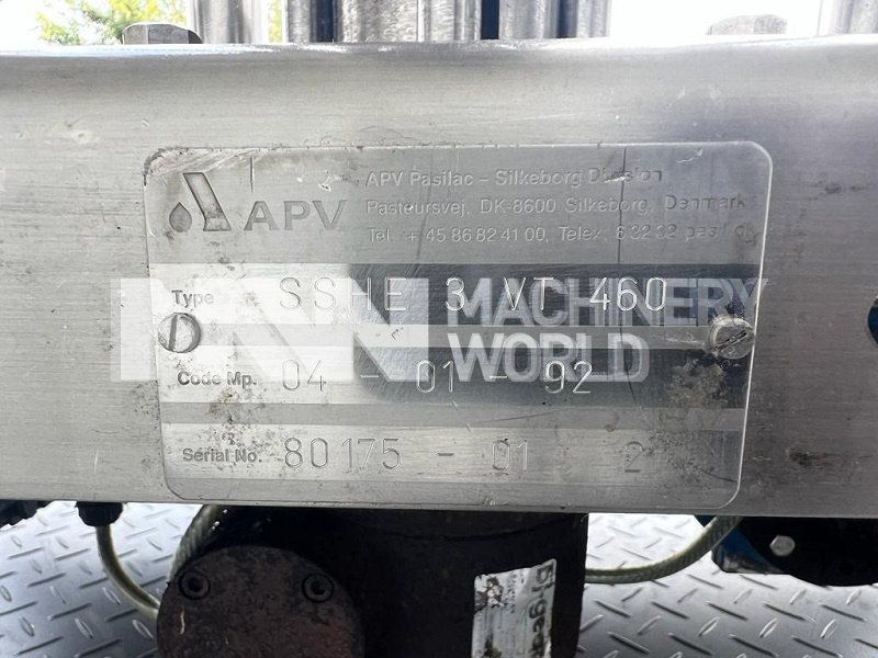 APV SSHE 3VT460 Scraped Surface Heat Exchanger - Image 8