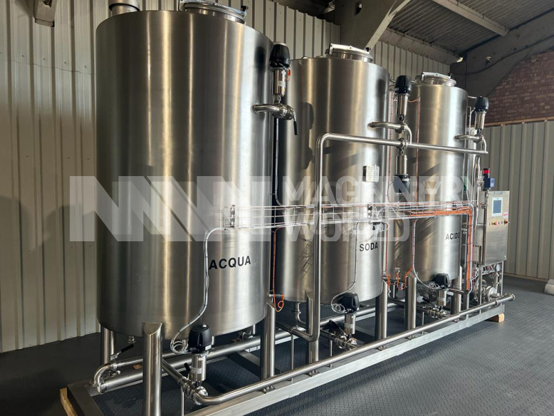 20,000 LPH Tecnolat 3-Tank (2,000L) & 1-Channel Automatic CIP System Plant - NEW - Image 2