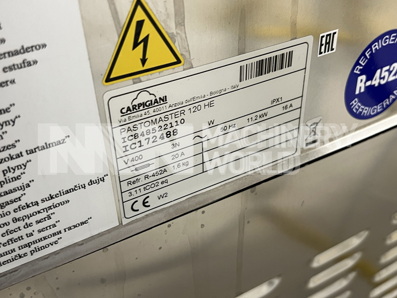Carpigiani Pastomaster 120 HE Ice Cream Batch Pasteuriser (2021) - Image 7